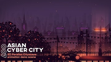 Asian Cyber City - Demo scene - Unity Asset Store