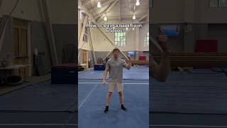Learn a backflip! 🤸🏼‍♂️ #gymnastics #olympics #tumbling #flip #backflip #howto#cheer #cheerleading