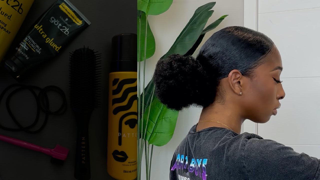 how to: slick back bubble ponytail💘#dae #daehairgiftedme #daehair