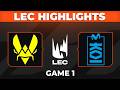 VIT vs MKOI Game 1 Highlights | 2026 LEC Spring Playoffs | Team Vitality vs Movistar KOI