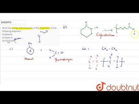 Video: Wat zijn de monomeren van bakeliet?