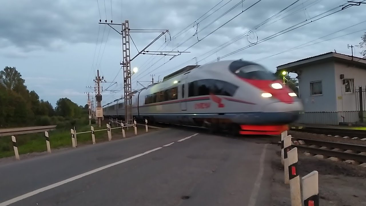 Два Сапсана! Электропоезда ЭВС1-15 и ЭВС1-08 