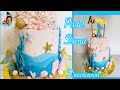 Decoración Marina, pastel Sirena ( tutorial decoración)