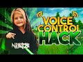 MY 5 YEAR OLD SISTER USING VOICE CONTROL HACK In FORTNITE W/ FaZe H1ghSky1