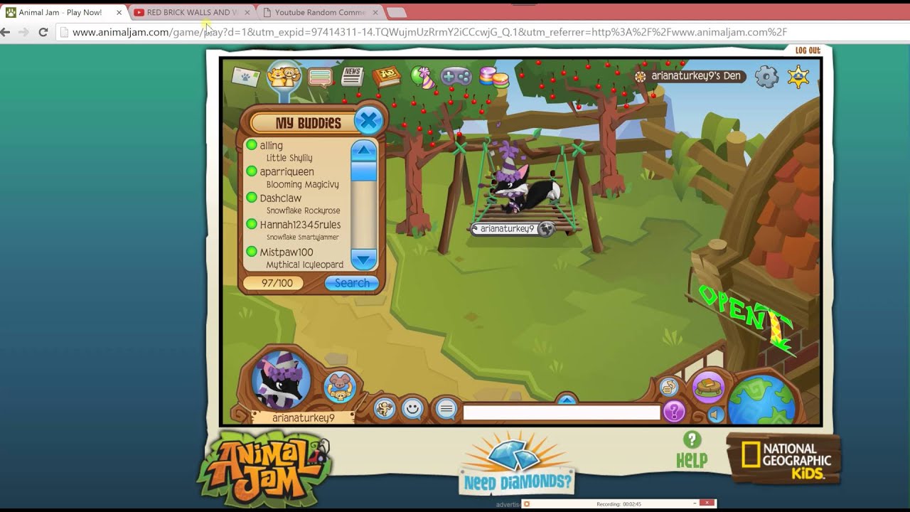 ANIMAL JAM BETA WOOD FLOOR AND RED BRICK WALLS GIVEAWAY WINNER! YouTube