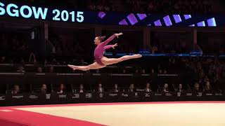 Details Maggie Nichols USA FX EF 2015 Glasgow World Championships News