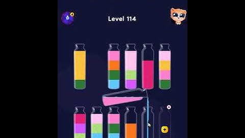 Get Color  -  Water Sort Puzzle level 114 | Mobile Games