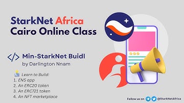 Min-StarkNet Buidl: Learn to Build an ENS app, NFT marketplace and ERC20 token w/ Darlington