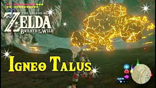 Defeat A Stone Talus Igneo Talus Breath Of The Wild