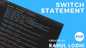 PHP Tutorial #13 - switch statement in php