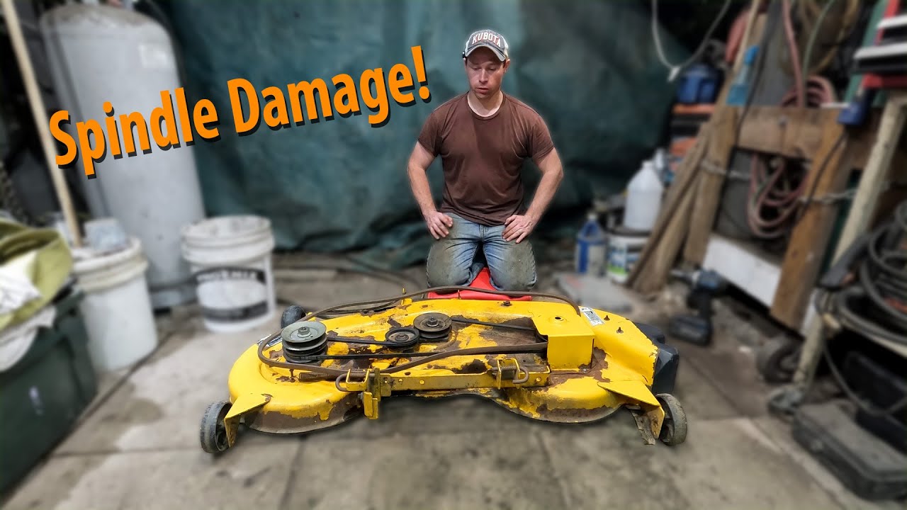 Full Service & Spindle Bearing Replacement On A Cub Cadet Mower Deck