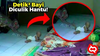 TEREKAM JELAS! Lihat Bayi ini Ketika Lagi Di Tempat Tidur Tiba² Ditarik Makhluk Gaib Menyeramkan