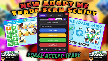 [❄️NEW] Adopt Me Christmas Update | Trade Scam, Force Accept, Pet Spawner | Adopt Me Script 2025!