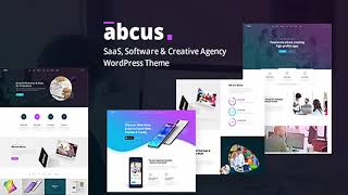 Abcus - App, Software & SaaS Startup WordPress Theme | Themeforest Website Templates and Themes screenshot 5