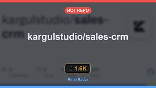 sales-crm: The Hottest TypeScript Repo on GitHub Right Now