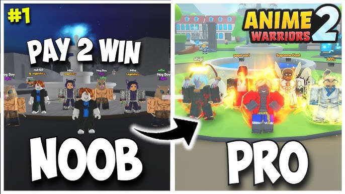 Noob To Pro In Anime Warriors Simulator 2 Pt. 2 - Pay 2 win! 
