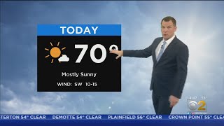 Cloudy Morning, Above Average Temperatures Continue