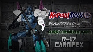 Mastermind Creations  R-17 Carnifex Transformers Overlord Pre Production