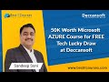 50K Worth Microsoft AZURE Course for FREE | Tech Lucky Draw at Deccansoft