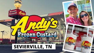 Andy's Frozen Custard Sevierville Tennessee Menu Review & Tour