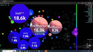 Agar.io - Multibox Random Server Takeover #3