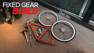 FIXED GEAR BUILD | RAKIT FIXIE CLASSIC 1JT-AN GANTENG PUOLLL!