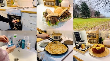 Daily Life in Finland| Winter Morning Breakfast| Silent vlog| Cooking & Baking