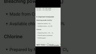 Inorganic and organic chemistry class notes 