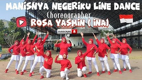 🌺 Manisnya Negeriku Line Dance // Choreo ROSA YASMIN ( INA) - By Melati Dance Kediri