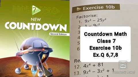 Mathematics of Class 7 | Oxford countdown Mathematics| Chapter10, Exercise 10b | Q.06-Q.08