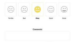 Customer Satisfaction feedback App Design screenshot 2