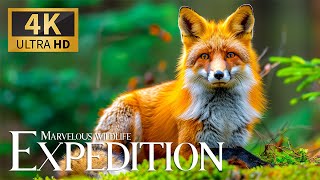 Marvelous Wildlife Expedition 4K 🌍 Discovering Untamed Nature with Relaxing Piano Tunes 🎹