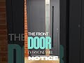 The Front Door Everyone Will Notice #aluminiumdoordesign  #renovation #aluminiumfrontdoors