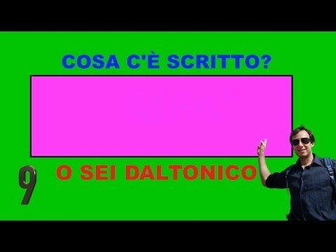 Sei Daltonico o Vedi Tutti i Colori dell&rsquo;Arcobaleno? Test Online ITA