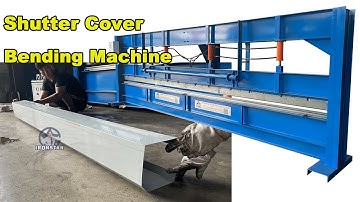 6m metal strip bending machine | Rolling shutter door cover box bending machine in US
