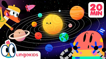 Learn the SOLAR SYSTEM 🚀🪐 Planets Song + More Lingokids Songs for kids