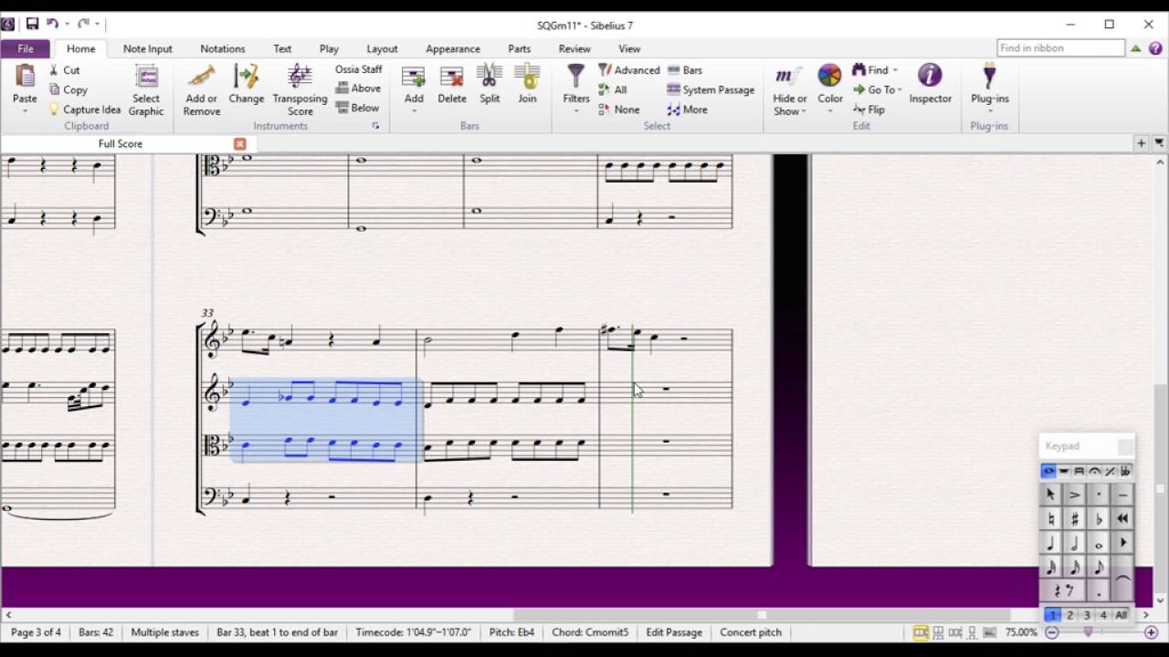 How to Compose Music: String Quartet (1) - Movement 1 - Part 8 - YouTube