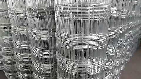 Hinge joint field fence rolls