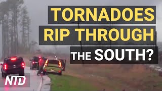Severe Storms, Possible Tornadoes in the Deep South; Border Crossings Surge as 100K Already Caught