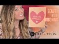 Glossybox unboxing:  beauty box unboxing