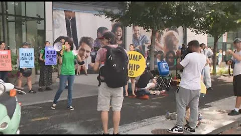 WATCH: Climate activists protest in DC