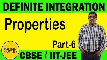 Properties of Definite Integration | PART- 6 | Definite Integration Class-12 CBSE/JEE maths