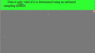 1 21 Sampling methods and bias