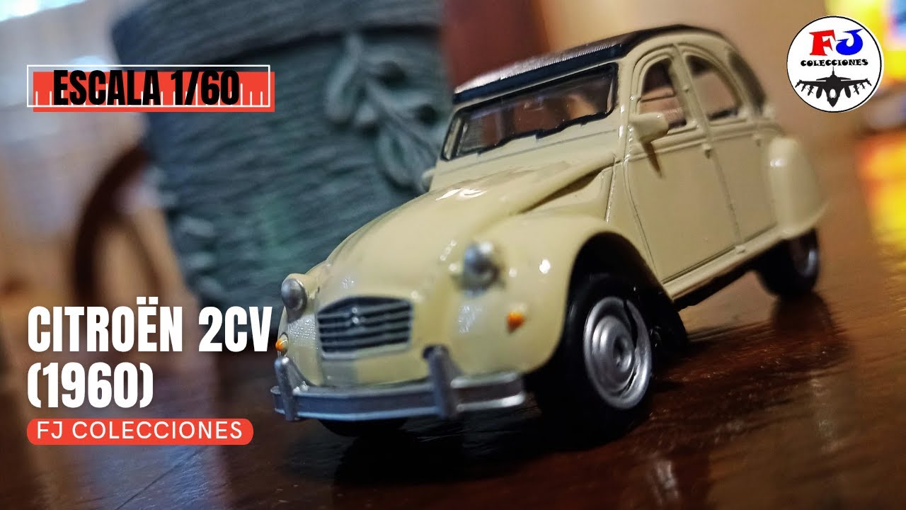 Autos de Colección en Escala 1/60 | Citroën 2CV (1960) - Welly - EMSE
