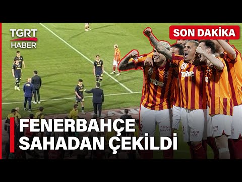 Süper Kupa Maçı Yarıda Kaldı! Fenerbahçe Sahadan Çekildi, Kararı TFF Verecek! - TGRT Haber