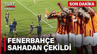 Süper Kupa Maçı Yarıda Kaldı! Fenerbahçe Sahadan Çekildi, Kararı TFF Verecek! - TGRT Haber