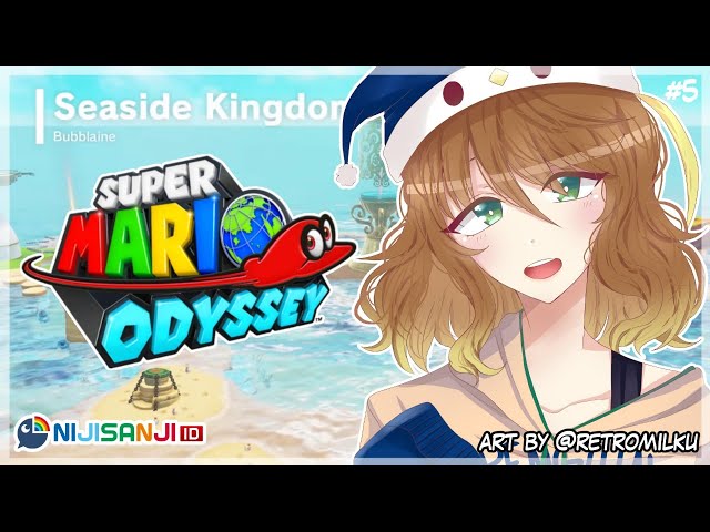 #5【Super Mario Odyssey】Refreshing di Pantai?!【NIJISANJI ID | Amicia Michella】のサムネイル