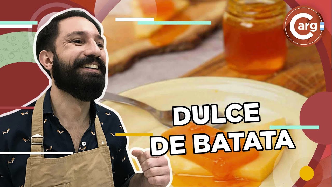 CÓMO HACER DULCE DE BATATA CASERO