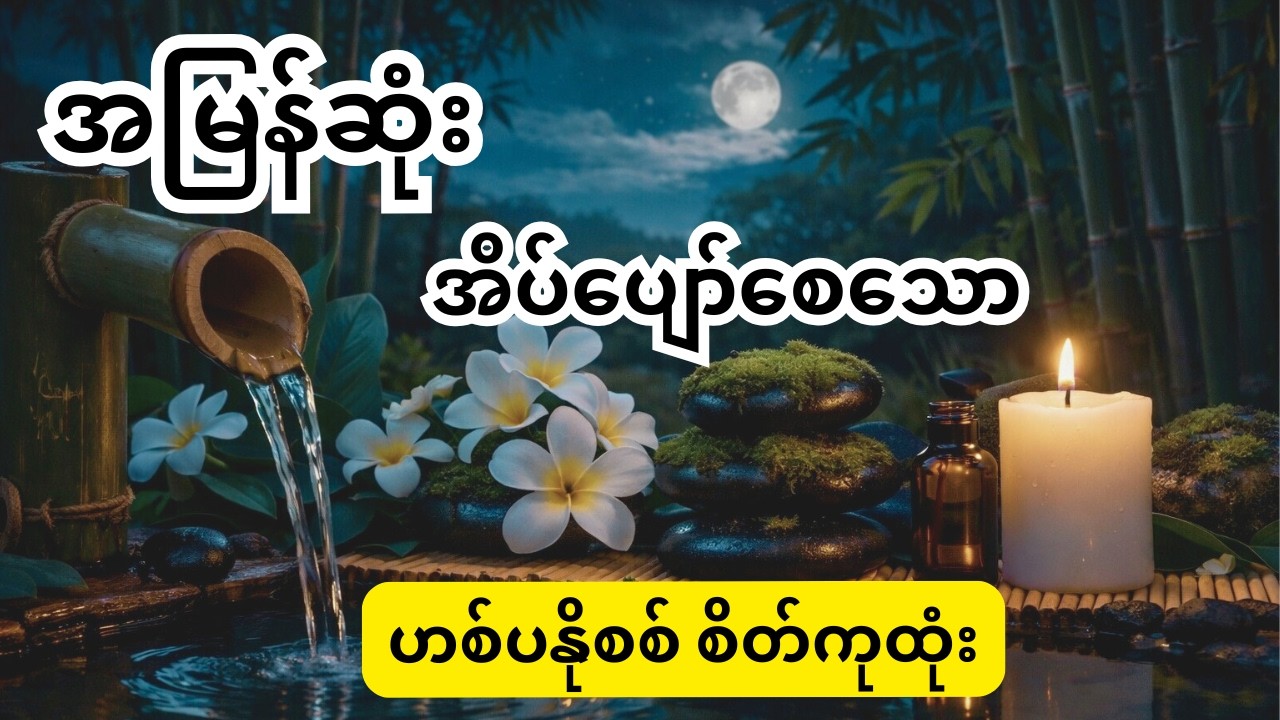 အမြန်ဆုံးအိပ်ပျော်စေတဲ့ အိပ်ငွေ့ချကုထုံး 🌿 စိတ်ဖိစီးမှုကင်းဝေးပြီး စိတ်အေးချမ်းသာစွာအိပ်ပျော်ဖို့