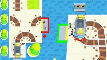 Rail Mazes Puzzle Game - Classic Train Slide Puzzle - Android Gameplay